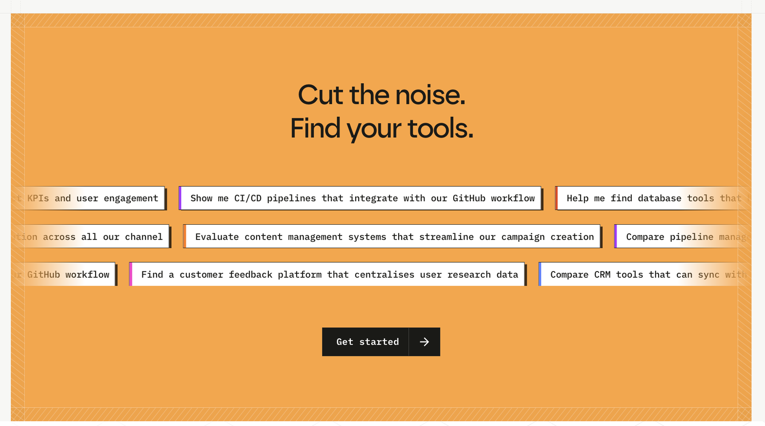 Dragonfly CTA — Cut the noise. Find your tools.