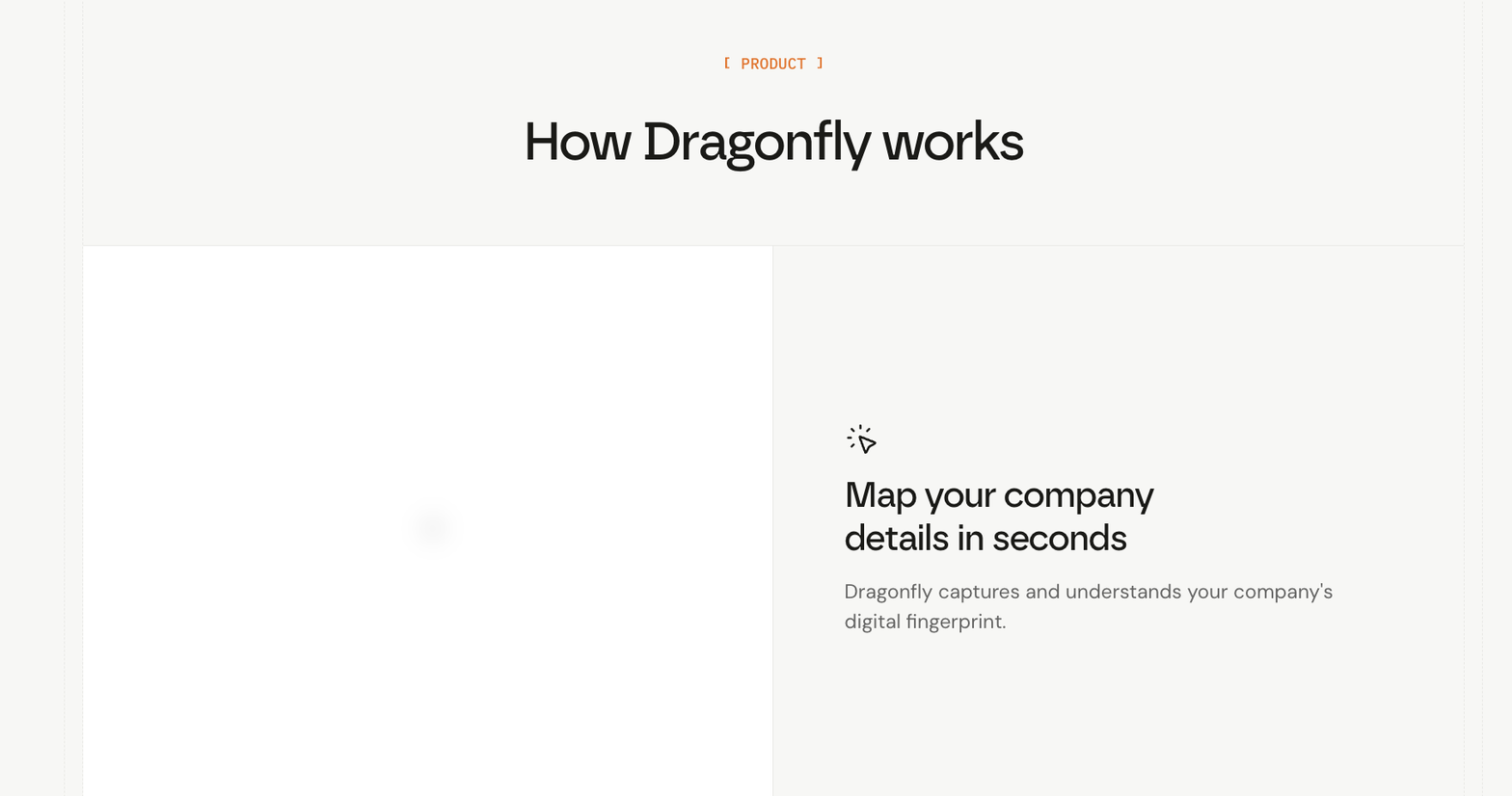 How Dragonfly works — Map your company details in seconds