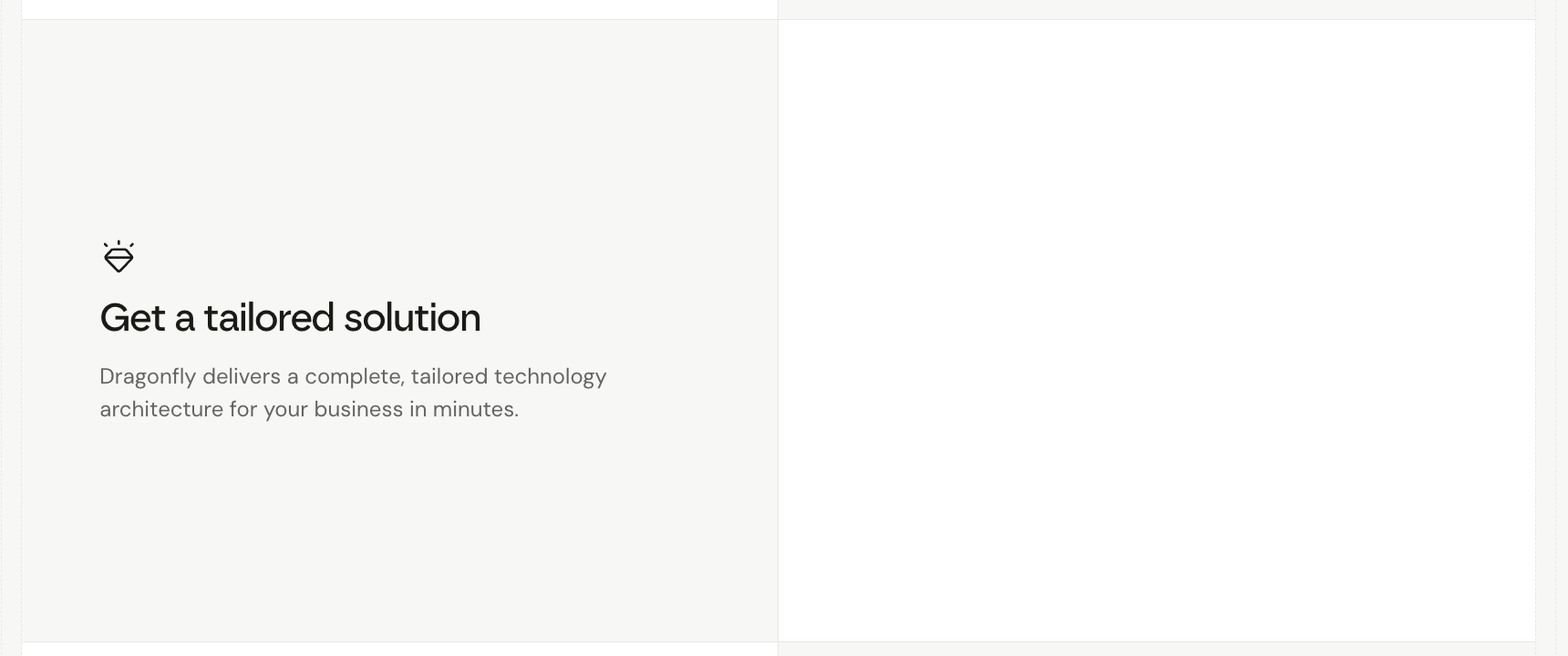 How Dragonfly works — Get a tailored solution
