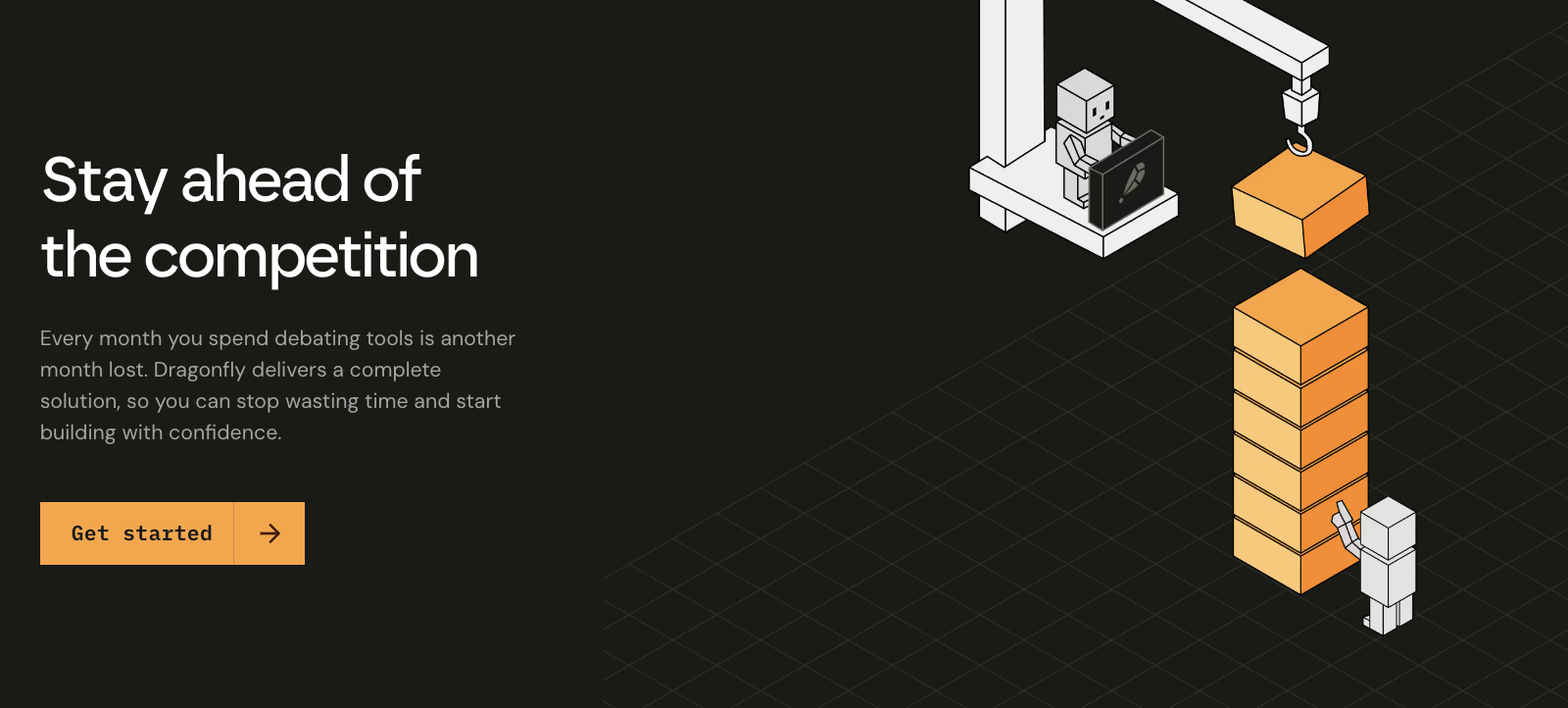 Dragonfly closing CTA — Stay ahead of the competition